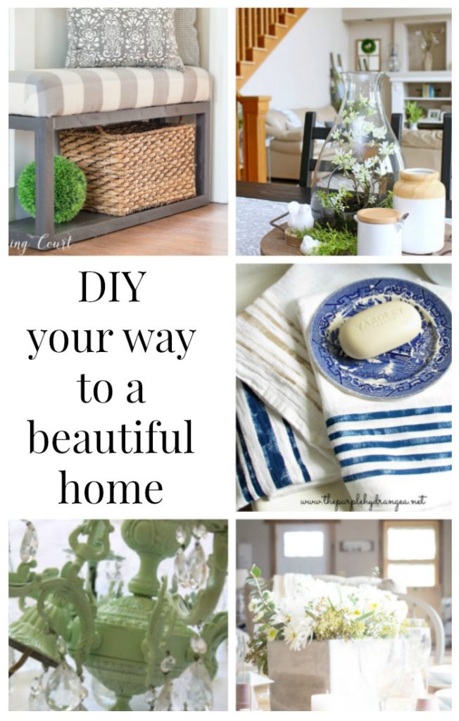DIY YOUR WAY TO A BEAUTIFUL HOME---MOONLIGHT AND MASON JARS LINK PARTY