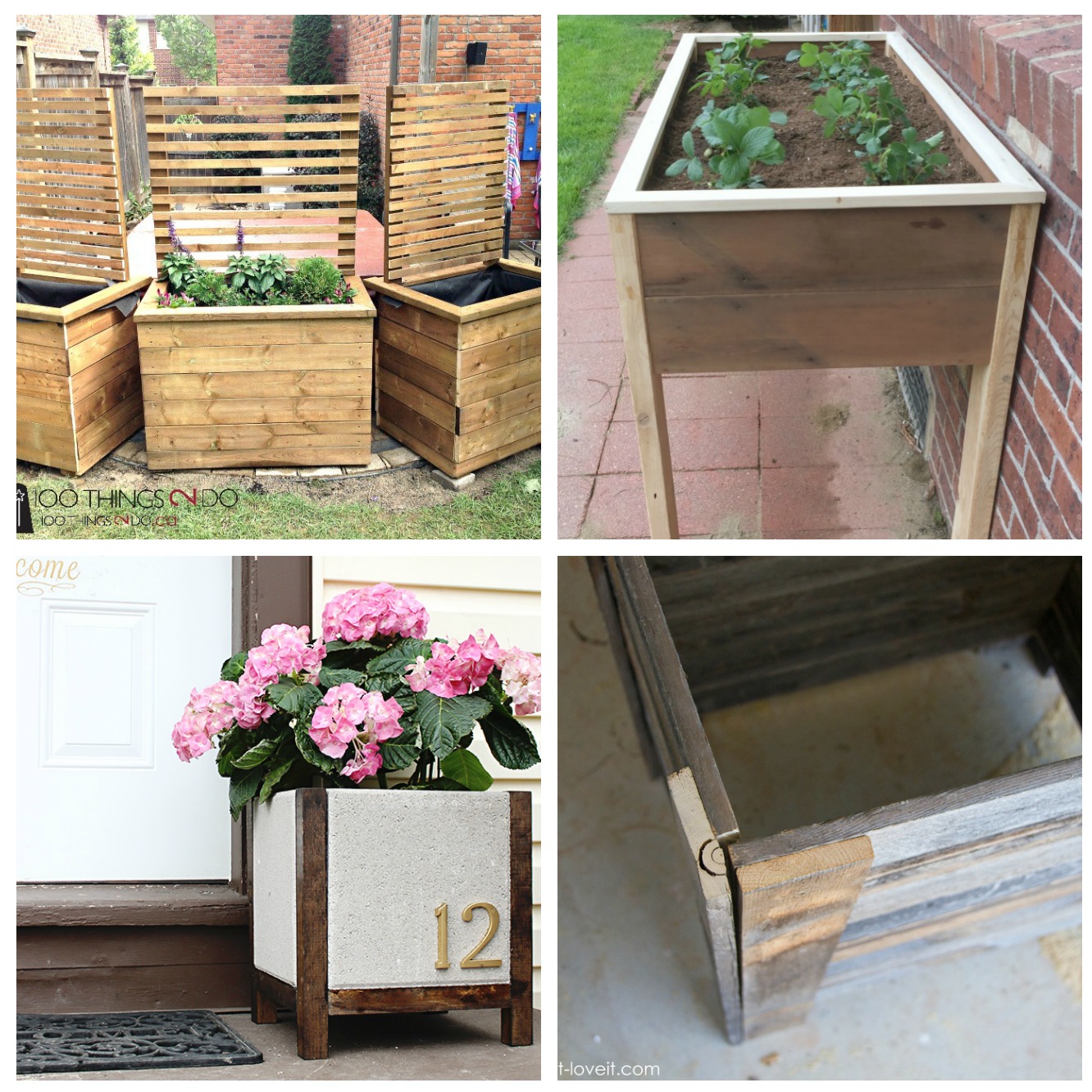 WOOD PLANTER TUTORIALS