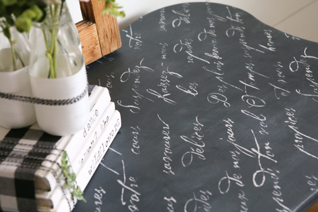 HOW TO STENCIL ON WOOD WITHOUT BLEEDING - A Fresh-Squeezed Life