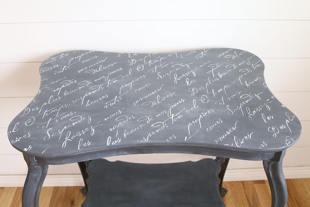 HOW TO STENCIL ON WOOD WITHOUT BLEEDING - A Fresh-Squeezed Life